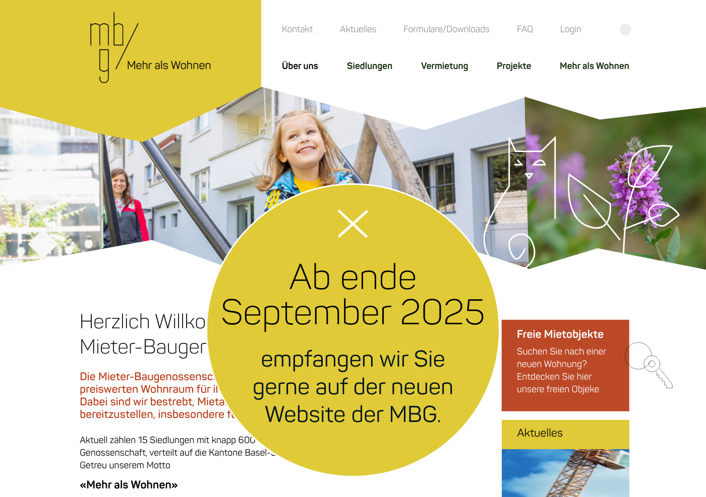 neue MBG Webseite
